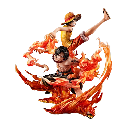 MegaHouse | One Piece P.O.P "NEO-MAXIMUM” Luffy & Ace Brothers Bond 20th LIMITED Ver.