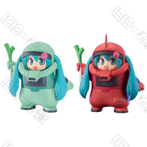 BANPRESTO | Gundam 45th Anniversary × Hatsune Miku Figure Zaku / Char’s Zaku Costume [Hatsune Miku Ver.] (Shipped at Random)