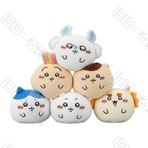 Chiikawa｜Manmaru Mochi-pofu Plush Toy (Shipped at Random)