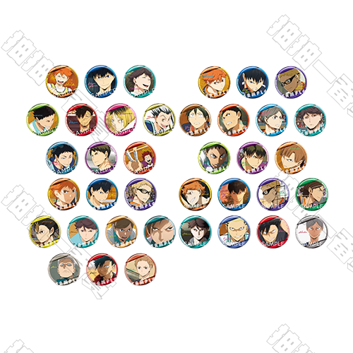 TAKARA TOMY | Haikyu!! Passion Series Can Badge (Shipped at Random)
