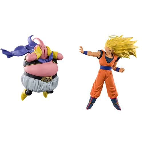 BANPRESTO | Dragon Ball Z Match Makers Super Saiyan 3 Son Goku & Majin Buu Set